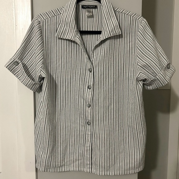 Striped button up shirt - Picture 2 of 2